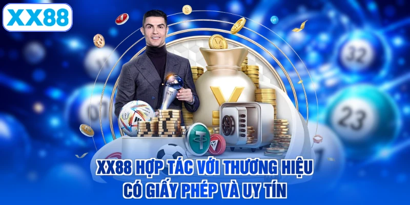 XX88 hợp tác với thương hiệu có giấy phép và uy tín